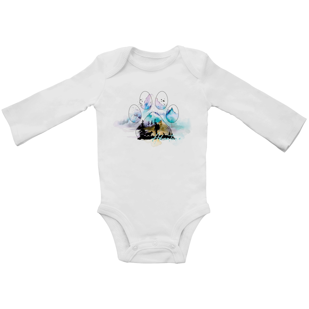 Baby Bio Bodysuite Langarm Pfote Adventure 3