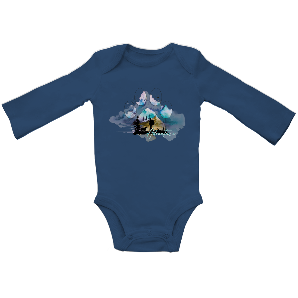 Baby Bio Bodysuite Langarm Pfote Adventure 3