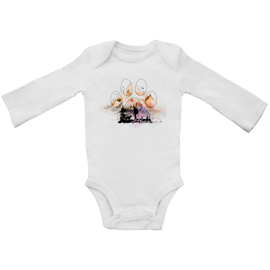Baby Bio Bodysuite Langarm Pfote Adventure 4