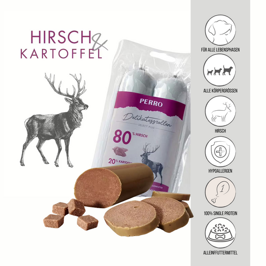 PERRO Delikatessrolle No.1 Hirsch & Kartoffel