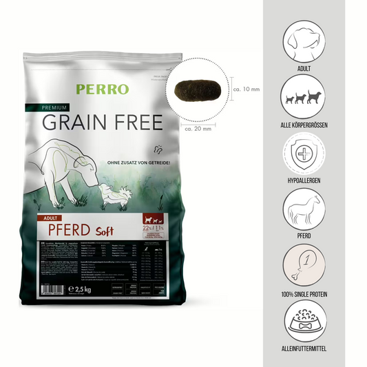 PERRO Grain Free Adult Pferd Soft