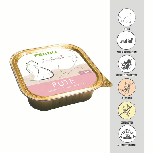 PERRO Cat Supreme Kitten Pute