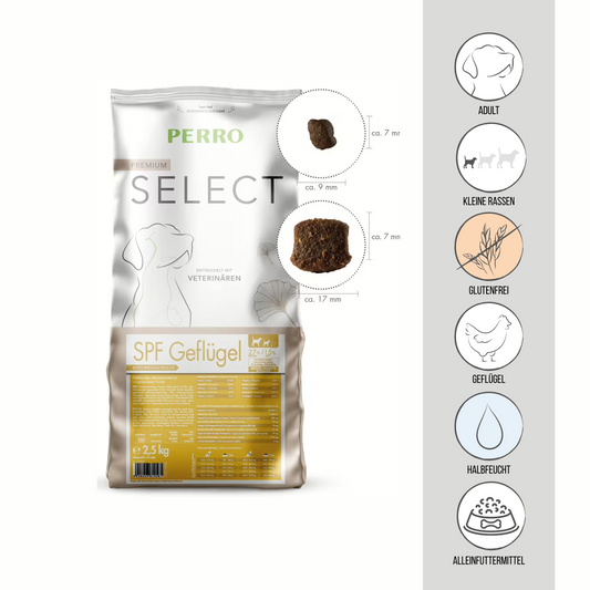 PERRO Select SPF Geflügel - kleine Rassen