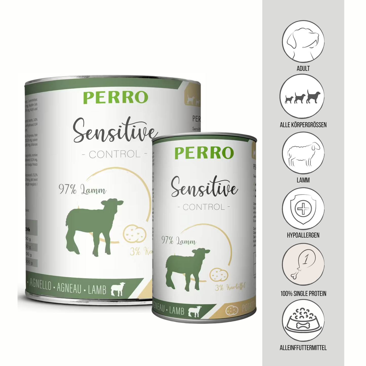 PERRO Sensitive Control Lamm + Kartoffel