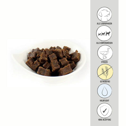 PERRO Fleisch Softies Strauß