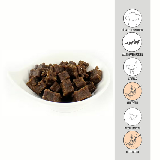 PERRO Fleisch Softies Strauß